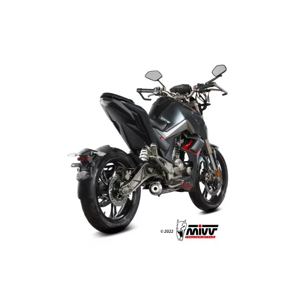 Mivv Escape Deportivo Completo Negro Zontes ZT 125 U