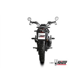 Mivv Komplette Sport-Auspuffanlage Schwarz Zontes ZT 125 GK