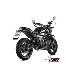 Mivv Komplette Sport-Auspuffanlage Schwarz Zontes ZT 125 GK