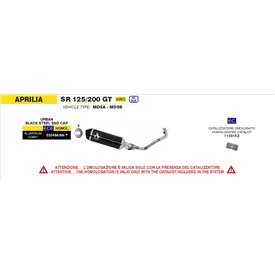 Arrow Exhaust Aprilia SR 125 / 200 GT