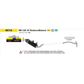 Arrow Exhaust Beta RR 125 4T Enduro/Motard