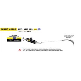 Arrow Exhaust Fantic XEF / XMF 125 - Off-Road Thunder