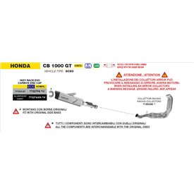 Arrow Exhaust Racing-Krümmer-Kit Edelstahl Honda CB 1000 GT