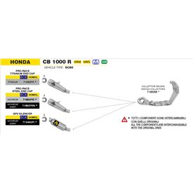 Arrow Exhaust Honda CB 1000 R - GP2
