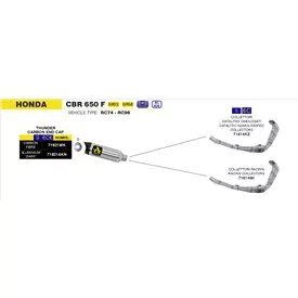 Arrow Exhaust Honda CBR 650 F