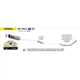 Arrow Exhaust Honda NC 700 X