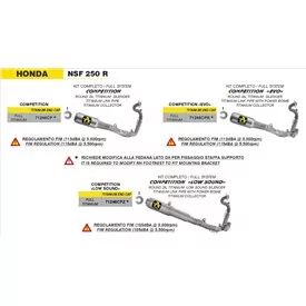 Arrow Exhaust Honda NSF 250 R - Racing