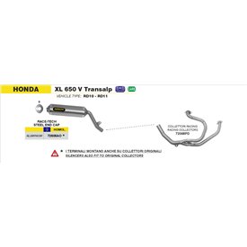 Arrow Exhaust Honda XL 650 V Transalp
