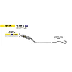 Arrow Exhaust Honda XR 125 R Dall'ara