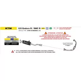 Arrow Exhaust Ktm 125 Enduro R / SMC-R