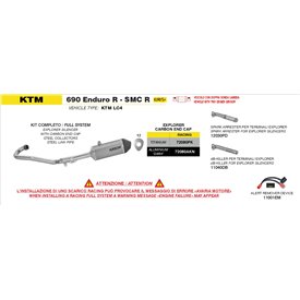 Arrow Exhaust Ktm 690 Enduro R / SMC-R - Racing