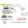Arrow Exhaust Kit Colectores Racing Inox Kawasaki KLE 500
