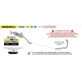 Arrow Exhaust Morbidelli T502X