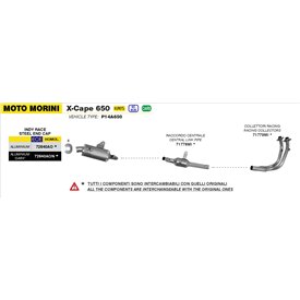 Arrow Exhaust Moto Morini X-CAPE 650
