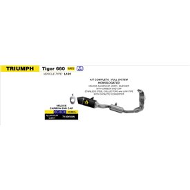 Arrow Exhaust Triumph Tiger 660