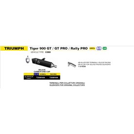 Arrow Exhaust Triumph Tiger 900 GT / GT PRO