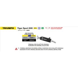 Arrow Exhaust Triumph Tiger Sport 800