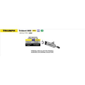 Arrow Exhaust Triumph Trident 800