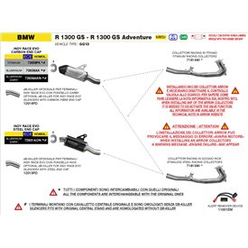 Arrow Exhaust Exhaust Valve Eliminator Yamaha Tracer 9 All Version