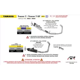 Arrow Exhaust Yamaha Tracer 7 / Tracer 7 GT