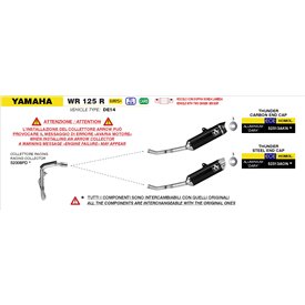 Arrow Exhaust Yamaha WR 125 R