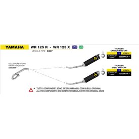 Arrow Exhaust Yamaha WR 125 R/X