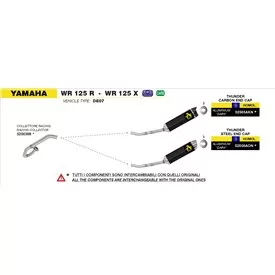 Arrow Exhaust Yamaha WR 125 R/X