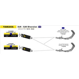 Arrow Exhaust Yamaha XJ6 / XJ6 Diversion