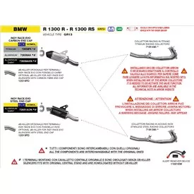 Arrow Exhaust Racing Collectors Kit Inox Bmw R 1300 R / RS