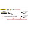 Arrow Exhaust Tube Intermédiaire Titane Ducati Desert X