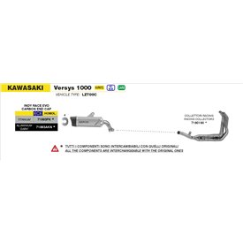Arrow Exhaust Kawasaki Versys 1000