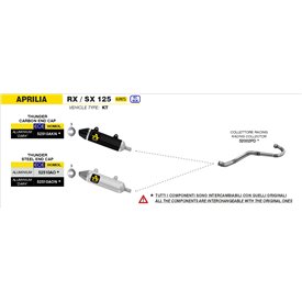 Arrow Exhaust Aprilia RX / SX 125
