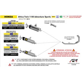 Arrow Exhaust Honda Africa Twin 1100 Advsport