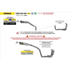 Arrow Exhaust Kit Collettori Racing Inox Honda CBR 600 RR
