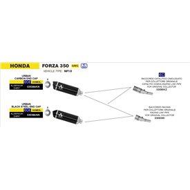 Arrow Exhaust Honda Forza 350