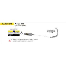 Arrow Exhaust Kawasaki Versys 650 - Maxi Race-Tech