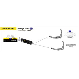 Arrow Exhaust Kawasaki Versys 650 - Race-Tech