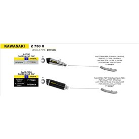 Arrow Exhaust Kawasaki Z 750 R
