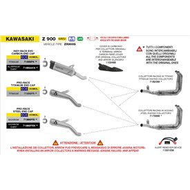 Arrow Exhaust Kawasaki Z 900 - Pro-Race
