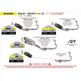 Arrow Exhaust Suzuki GSX-8T / GSX-8TT
