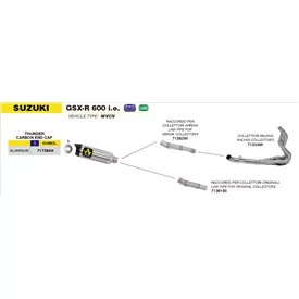 Arrow Exhaust Suzuki GSX-R 600 I.e. - Thunder