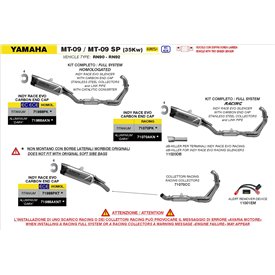 Arrow Exhaust Yamaha MT-09 / MT-09 SP (35Kw)