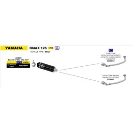 Arrow Exhaust Yamaha Nmax 125 - Urban