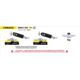 Arrow Exhaust Yamaha Xmax 300 - Urban