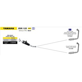 Arrow Exhaust Yamaha XSR 125 - Racing