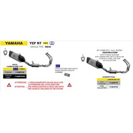 Arrow Exhaust Yamaha YZF R7