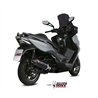 Mivv OVAL Noir fond carbone Kymco XCITING 400i