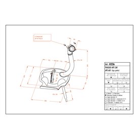 Leovince Piaggio APE CAR/APE 601 flat shape SITO