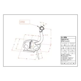 Leovince Piaggio APE CAR/APE 601 flat shape SITO