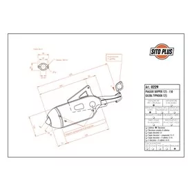 Leovince Piaggio SKIPPER 125 SITOPLUS